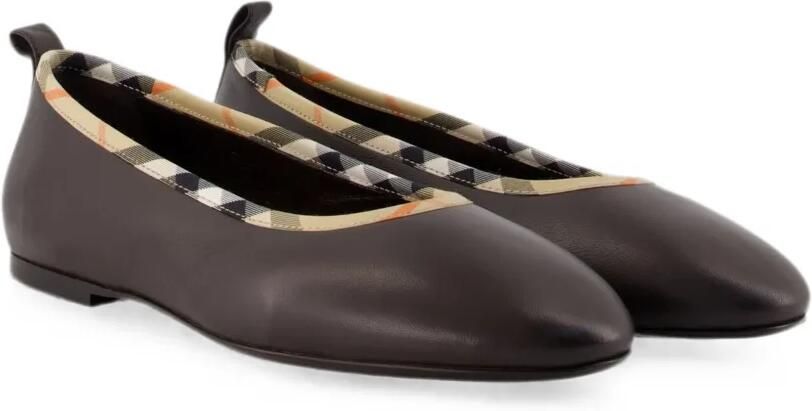 Burberry Robin ballerina's met geruite afwerking Bruin - Foto 2