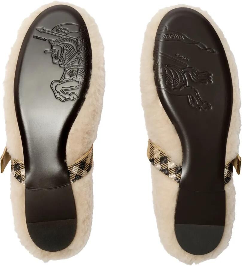 Burberry Robin lammy ballerina's Beige - Foto 2