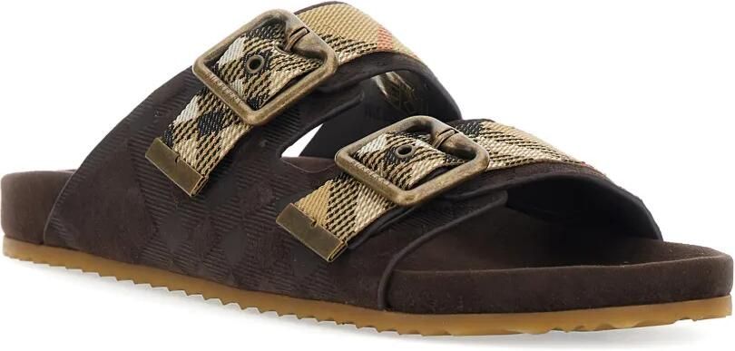 Burberry Sandalen met gespbandje Bruin - Foto 3