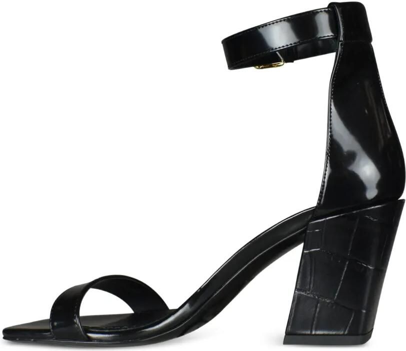 Burberry Sandalen met krokodillen-reliëf Zwart - Foto 3