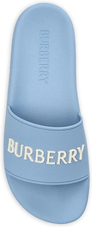 Burberry Slippers met logo Blauw - Foto 3