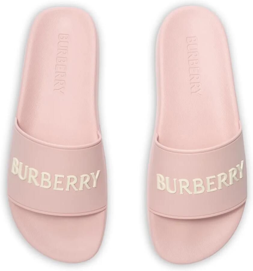 Burberry Slippers met logo Roze - Foto 2