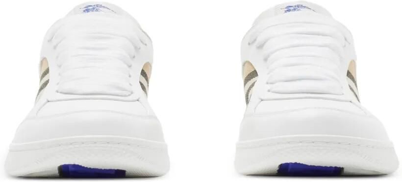 Burberry Sneakers met Check-detail Wit - Foto 5