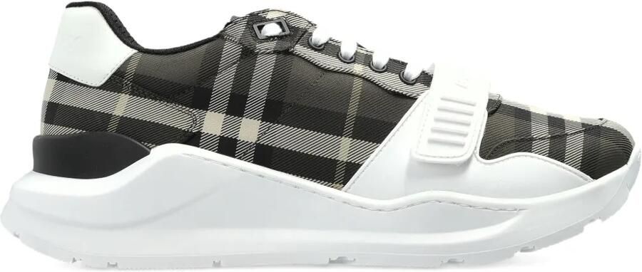 Burberry Sneakers met geruite band Groen