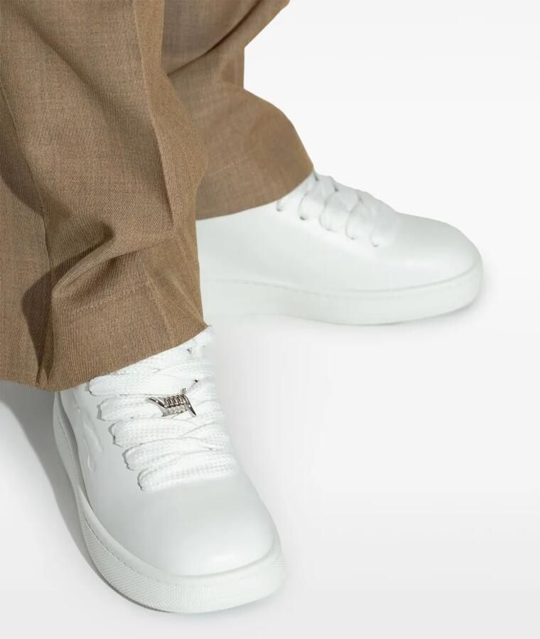 Burberry Sneakers met ronde neus Wit - Foto 2