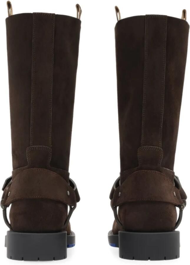 Burberry Soft Saddle low-top leren laarzen Bruin - Foto 4