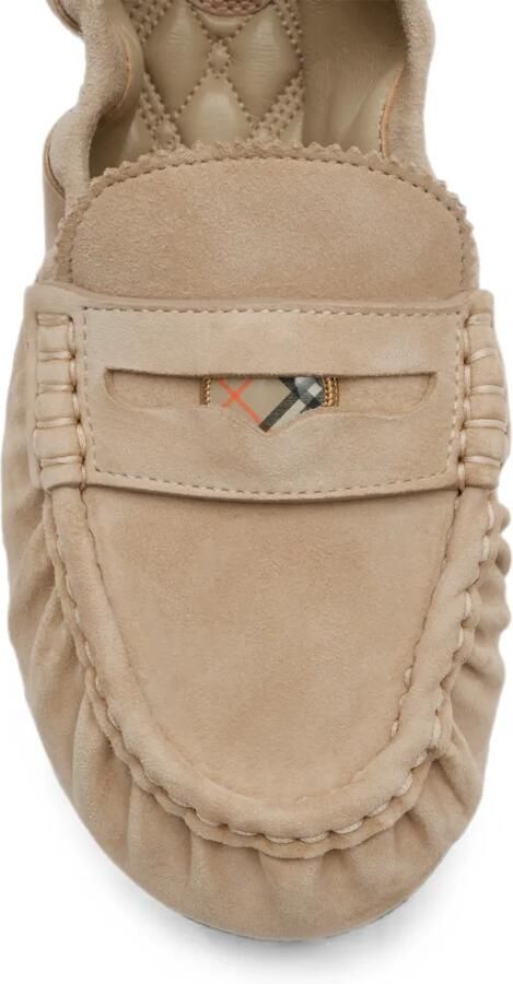 Burberry Suède loafers Beige - Foto 3