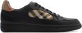 Burberry Terrace Check leren sneakers Zwart - Zwart