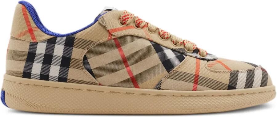 Burberry Terrace geruite canvas sneakers Beige