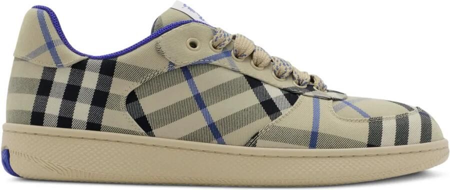 Burberry Terrace geruite sneakers Beige
