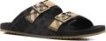 Burberry Urchin geruite suède sandalen Zwart - Zwart