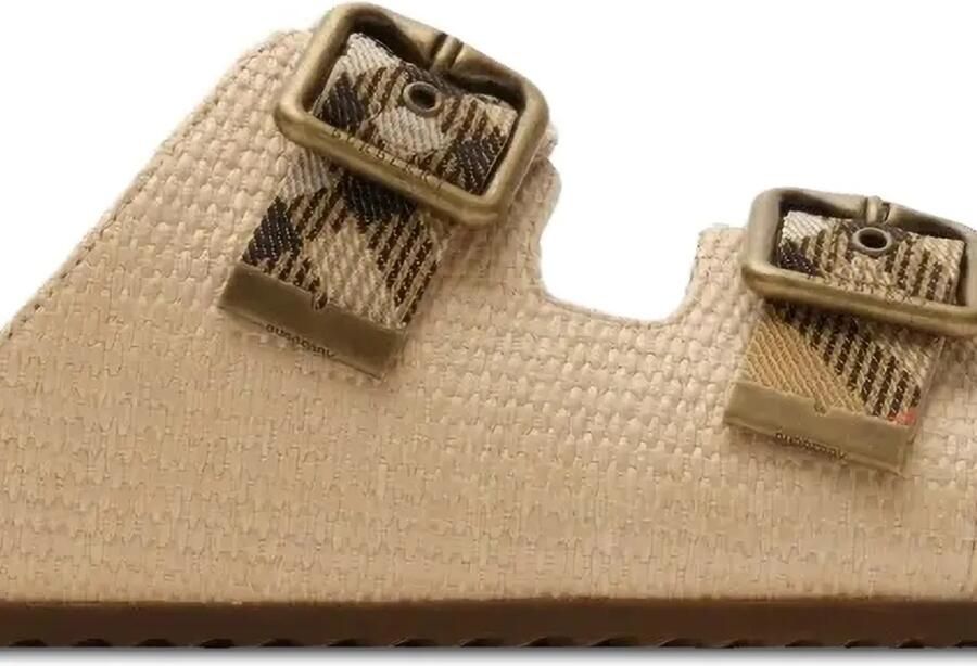 Burberry Urchin sandalen met raffia-effect Beige - Foto 2