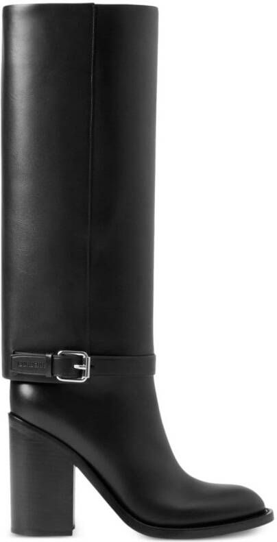 Burberry Chelsea leren laarzen Zwart