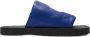 Burberry EKD Slab leren slippers Blauw - Thumbnail 1