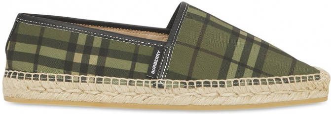 Burberry motif espadrilles dames instappers zwart - Vind je in Sneakerstad