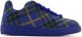 Burberry Geruite sneakers Blauw - Thumbnail 1