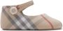 Burberry Kids Mary Jane geruite schoenen Beige - Thumbnail 1