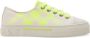 Burberry Kids Geruite canvas sneakers Wit - Thumbnail 1