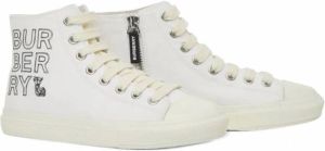 Burberry Kids High-top sneakers Wit