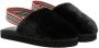 Burberry Kids Slippers met Vintage Check Zwart - Thumbnail 1