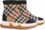 Burberry Kids Sneakers met Vintage Check Beige - Thumbnail 1