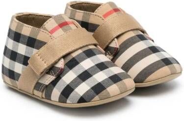 Burberry Kids Vintage Check sneakers Beige Schoenen