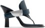 Burberry Bay leren sandalen Blauw - Thumbnail 1