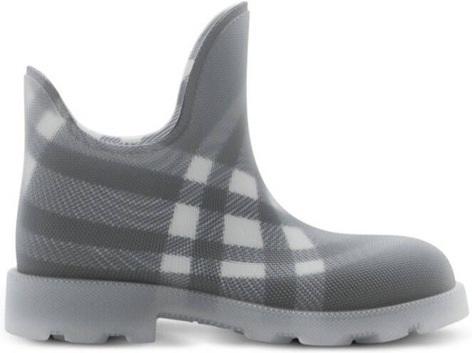 Burberry Marsh Vintage check laarzen met mesh Grijs