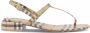 Burberry Sandalen met Vintage check Beige - Thumbnail 1