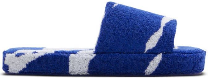 Burberry Snug katoenen slippers Blauw