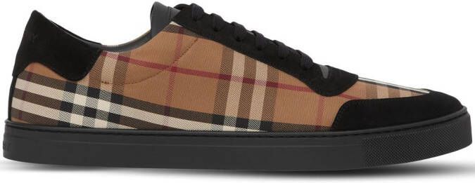 Burberry Vintage Check low-top sneakers Bruin