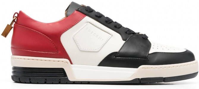 Buscemi Sneakers met colourblocking Zwart