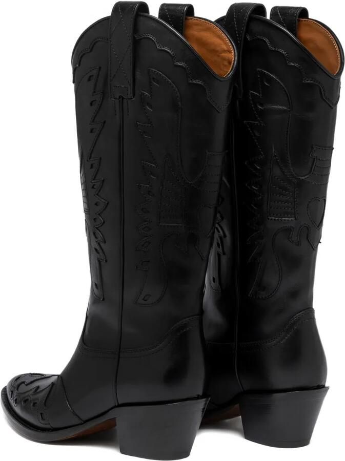 Buttero 60 mm Annie cowboylaarzen met puntige neus Zwart - Foto 3