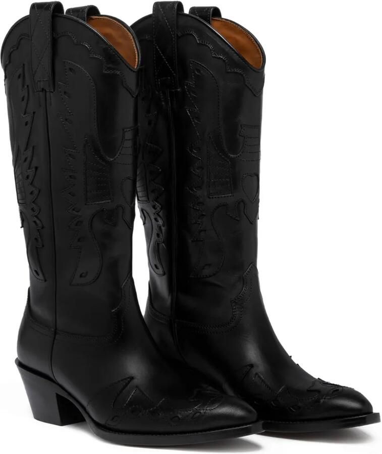 Buttero 60 mm Annie cowboylaarzen met puntige neus Zwart - Foto 2