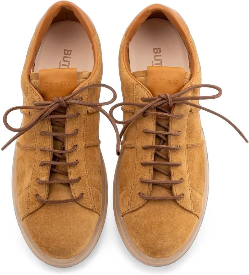 Buttero Burro sneakers met vlakken Bruin - Foto 2