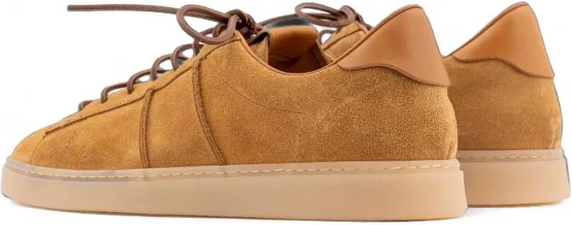 Buttero Burro sneakers met vlakken Bruin - Foto 4