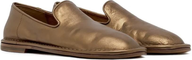 Buttero Ercole gelamineerde leren loafers Goud - Foto 3