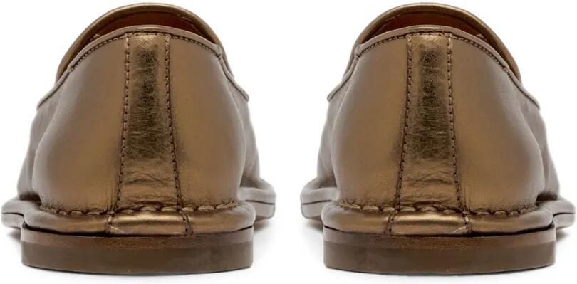 Buttero Ercole gelamineerde leren loafers Goud - Foto 2