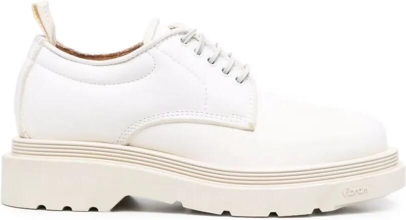 Buttero Leren Derby schoenen Wit