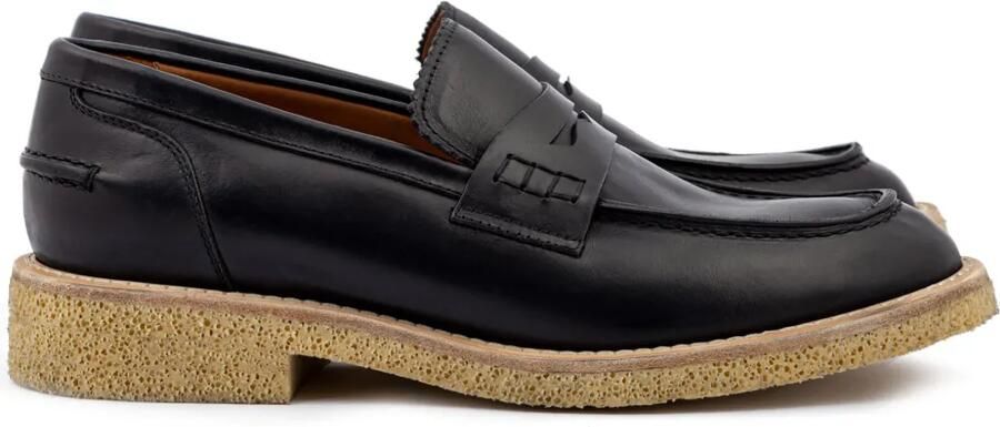 Buttero Leren loafers Zwart