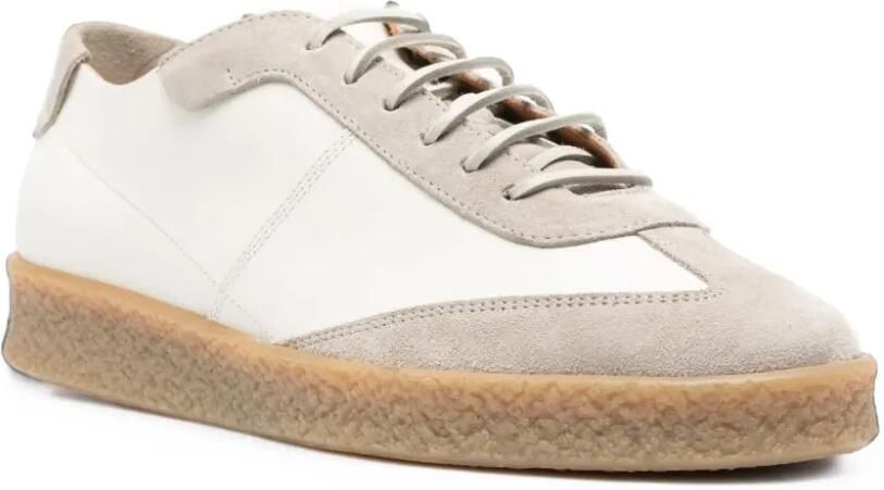 Buttero Leren sneakers met vlakken Wit - Foto 2