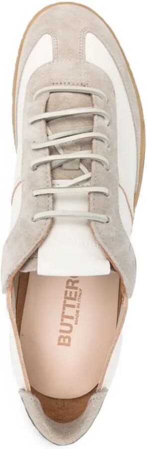 Buttero Leren sneakers met vlakken Wit - Foto 3
