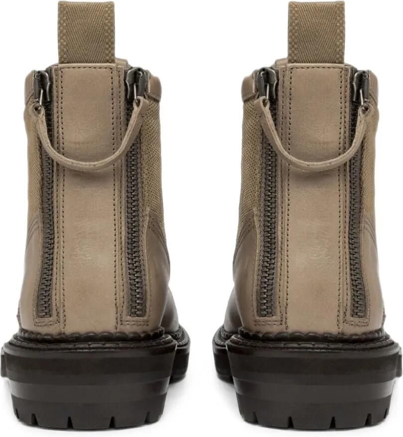 Buttero Leren veterlaarzen Beige - Foto 2