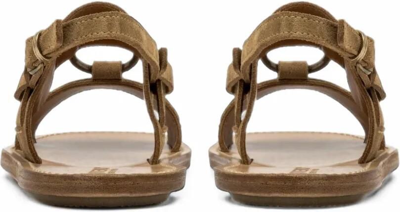 Buttero Sella sandalen met ringdetail Bruin - Foto 2