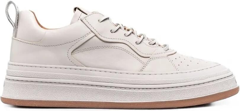 Buttero Sneakers met geperforeerde vlakken Wit