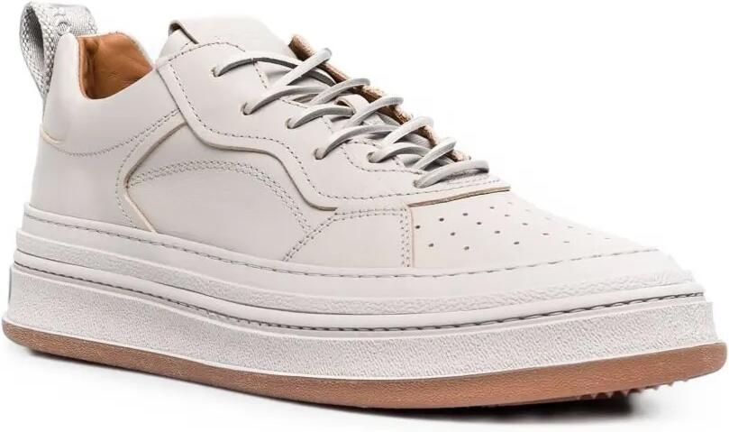 Buttero Sneakers met geperforeerde vlakken Wit - Foto 3