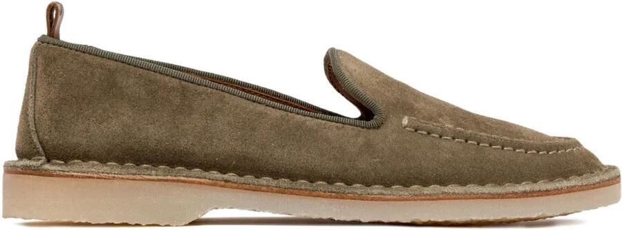 Buttero Suède loafers Groen