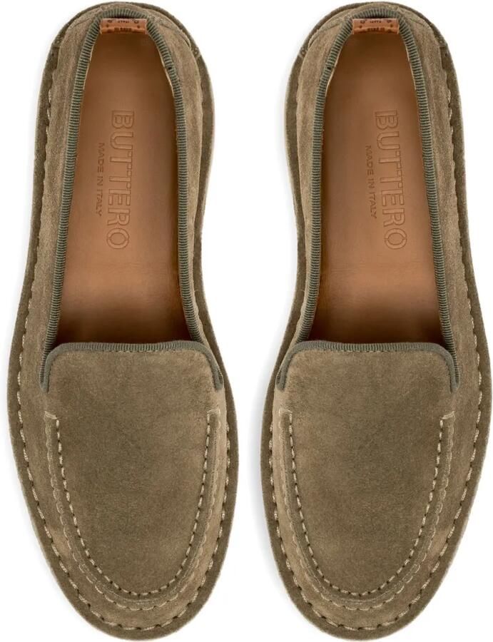 Buttero Suède loafers Groen - Foto 2