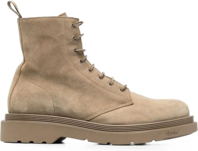 Buttero Suède veterlaarzen Beige