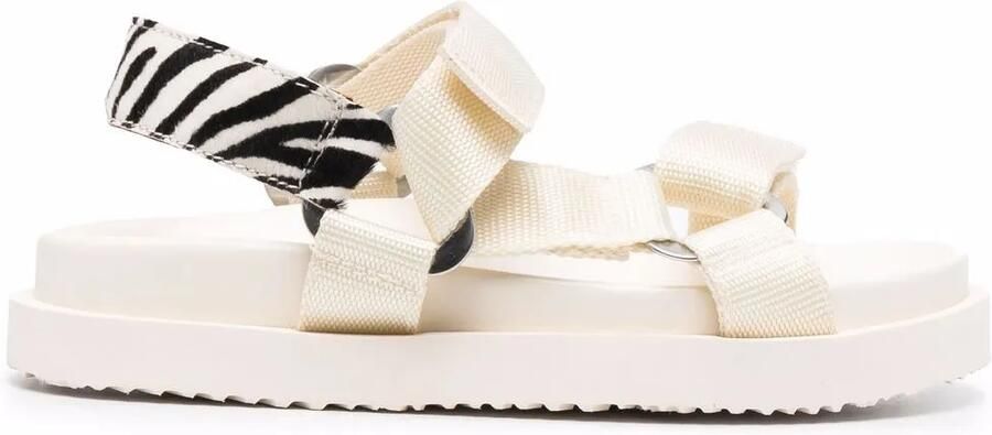 Buttero Vara sandalen met bandjes Wit